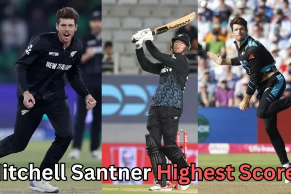 Mitchell Santner's highest score in One Day Internationals (ODIs) is 77 runs, which he achieved against South Africa in 2017. In T20 Internationals (T20Is), his highest score is 39 runs. He is known for being an all-rounder, contributing with both the bat and the ball for New Zealand. Would you like more stats on his career?